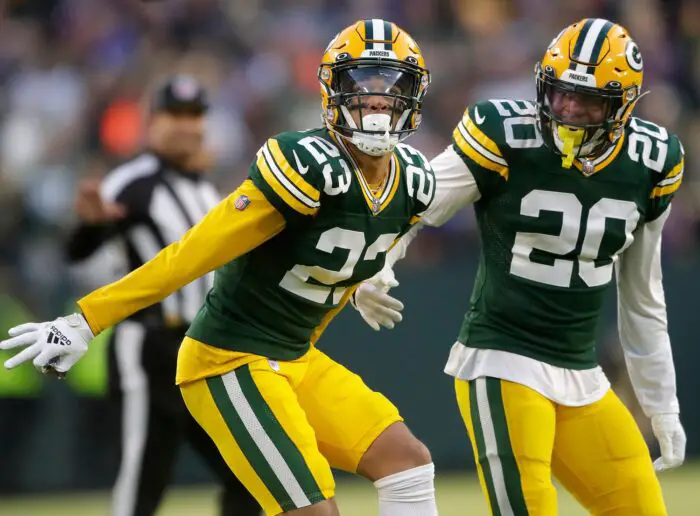 Green Bay Packers Jaire Alexander and Rudy Ford