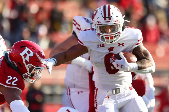 Crowded Wisconsin Football Depth Chart at WR Could Be Huge