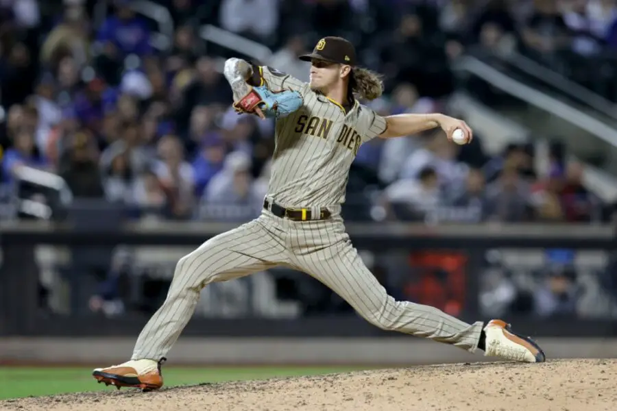 Josh Hader, former Milwaukee Brewers closer, and current San Diego Padre