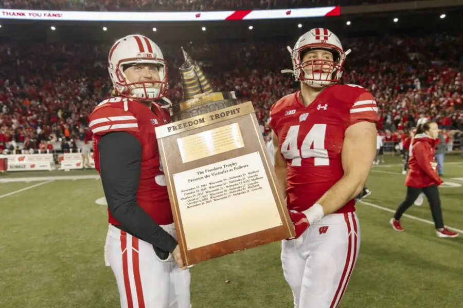 Wisconsin football punter and long snapper