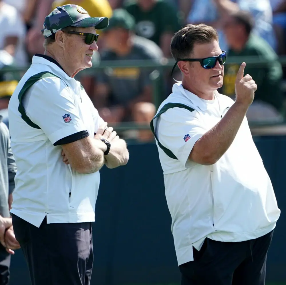 Green Bay Packers Mark Murphy and Brian Gutekunst