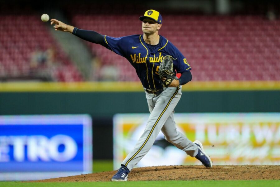 Milwaukee Brewers reliever Jake Cousins