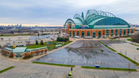Milwaukee Brewers Rob Manfred American Family Field