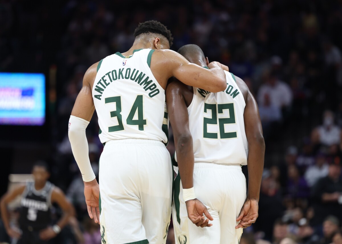 Giannis Antetokounmpo and Khris Middleton met with the Milwaukee Bucks' brass about hiring Adrian Griffin