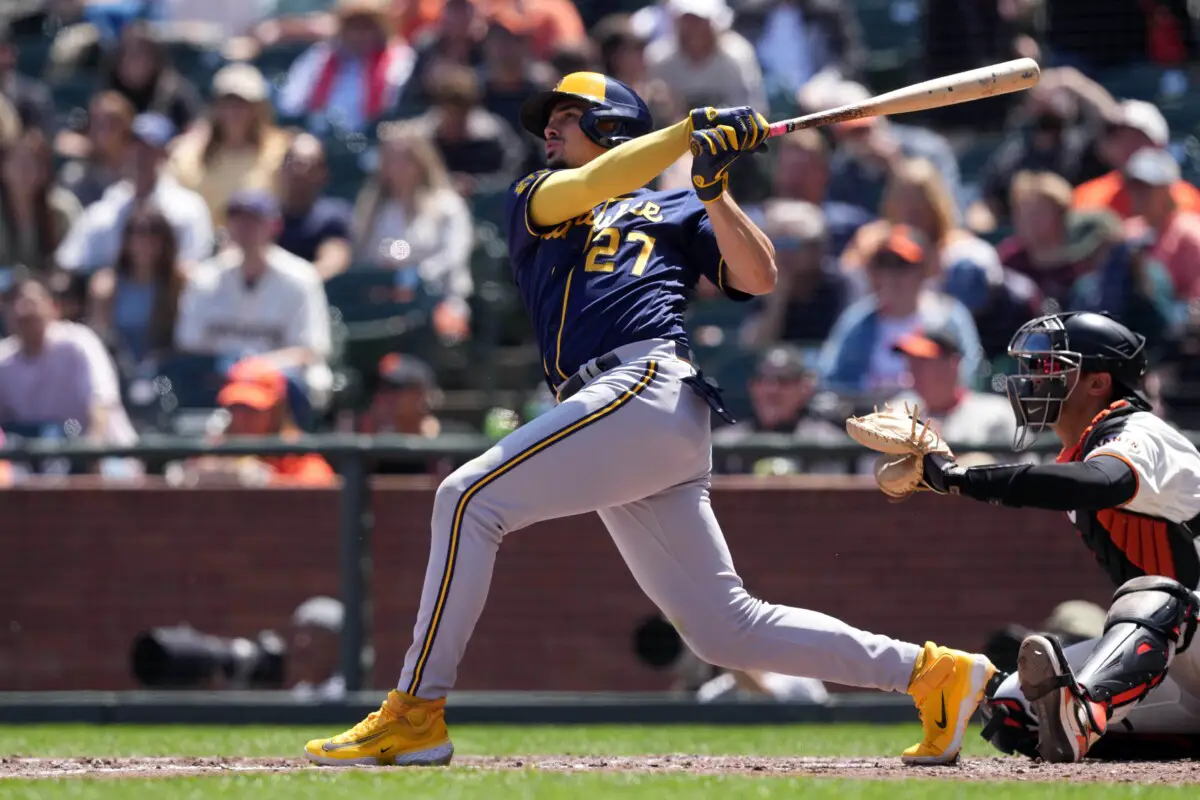 Brewers place shortstop Willy Adames on concussion list after hit