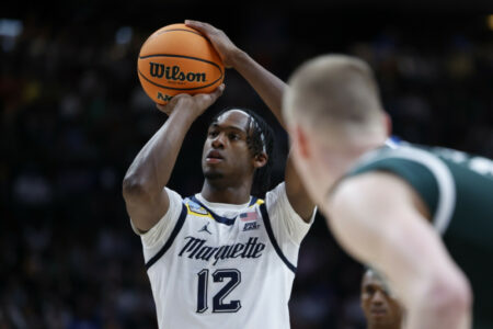 The Milwaukee Bucks select a Marquette player in the latest NBA mock draft.