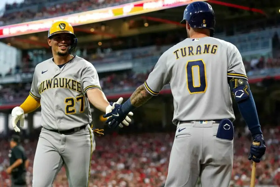 Brewers can extend all-time extra-base hits streak against Reds Wisconsin  News - Bally Sports