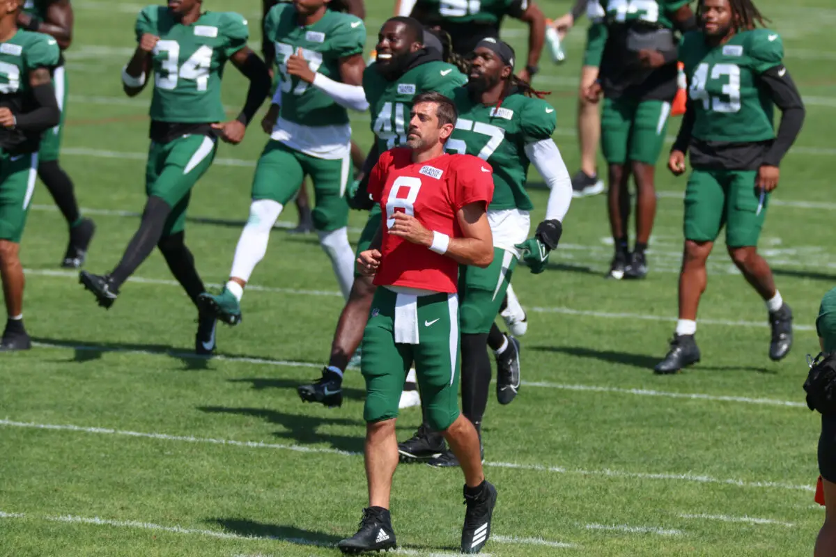 NY Jets training camp 2023 photos as Aaron Rodgers, players practice