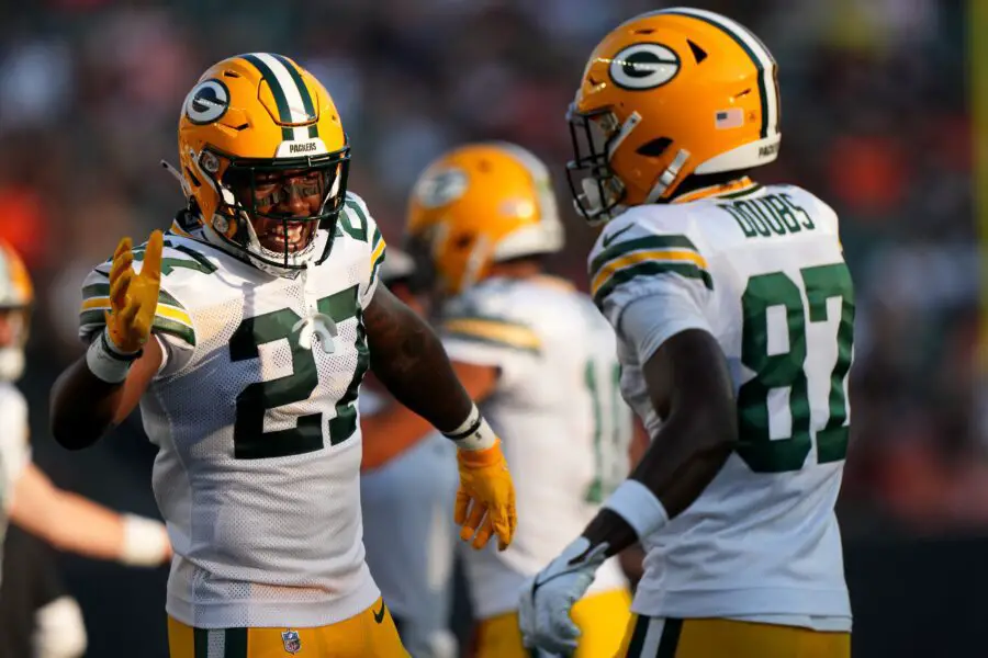 Packers' Romeo Doubs practices on a limited basis while Christian