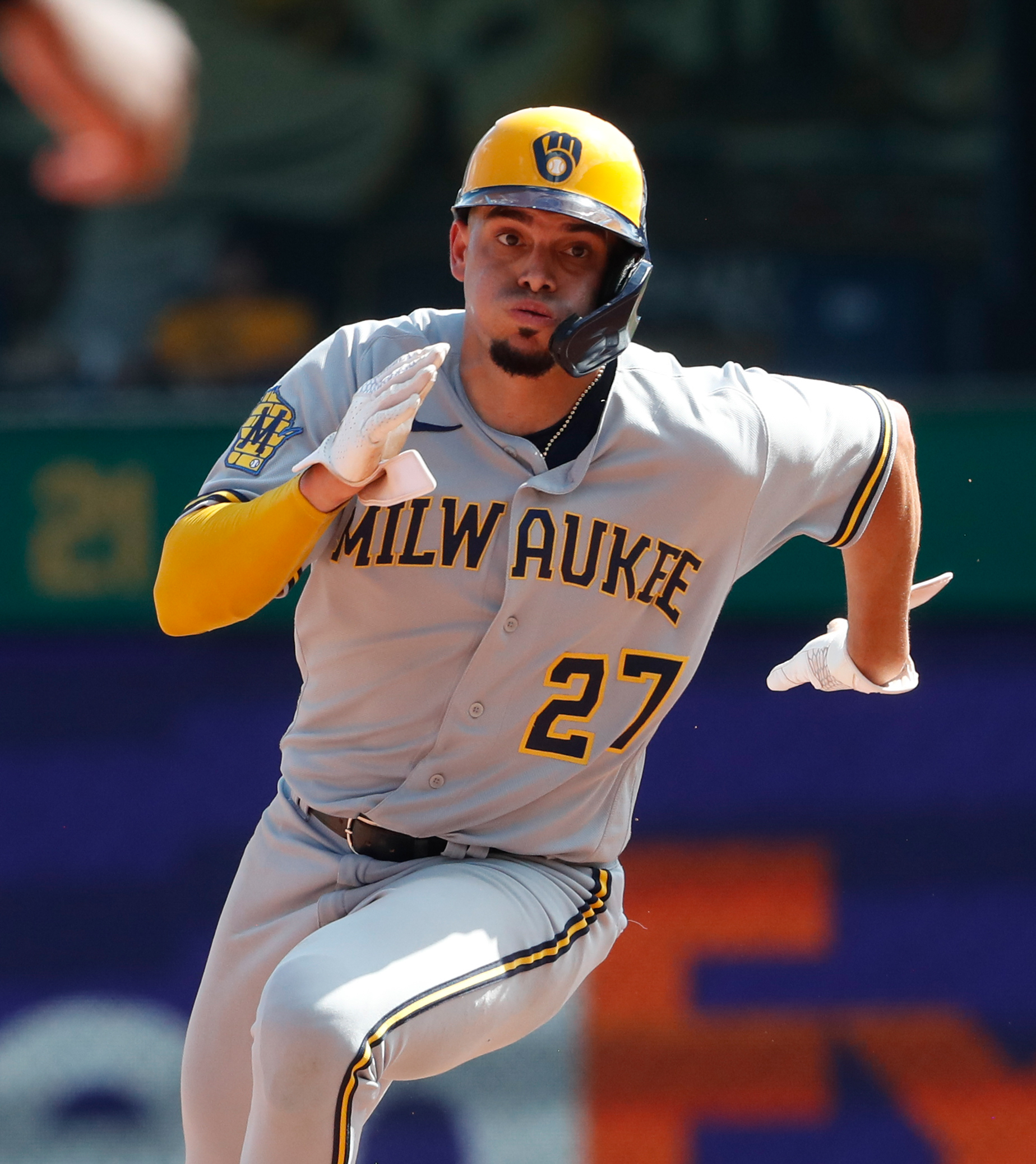 Milwaukee Brewers Shortstop Willy Adames had the best reaction