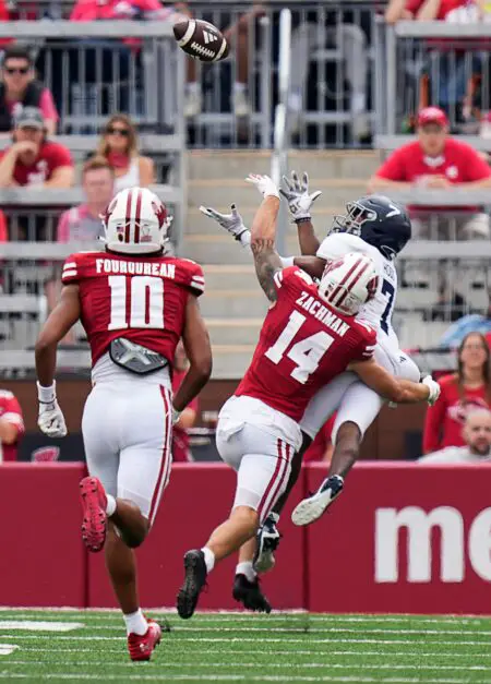 Wisconsin Badgers head coach Luke Fickell named Players of the week