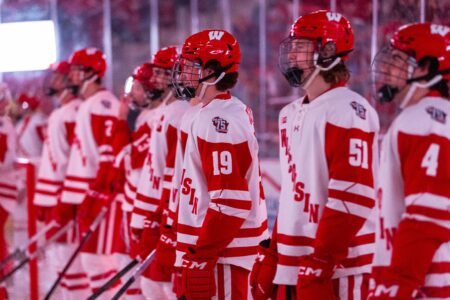 The Men's Badgers hockey team made it into the Top 20