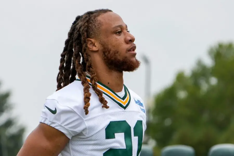 Green Bay Packers cornerback Eric Stokes finally returns to practice