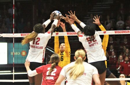 Wisconsin volleyball heads to Nebraska for a showdown of undefeated teams.