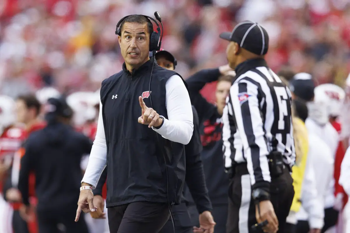 Wisconsin Badgers Head Coach Luke Fickell