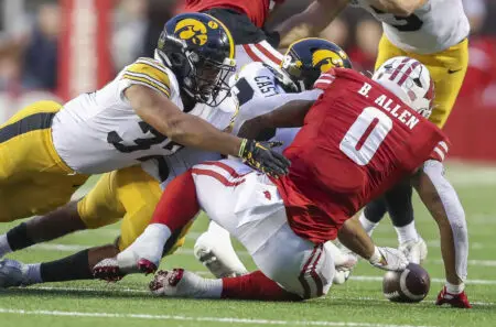 Wisconsin Badgers football lost in embarrassing fashion to the Hawkeyes.