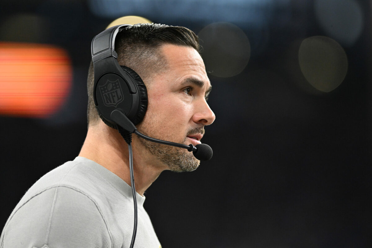 Nov 23, 2023; Detroit, Michigan, USA; Green Bay Packers head coach Matt LaFleur on the sideline against the Detroit Lions in the first quarter at Ford Field. Mandatory Credit: Lon Horwedel-USA TODAY Sports