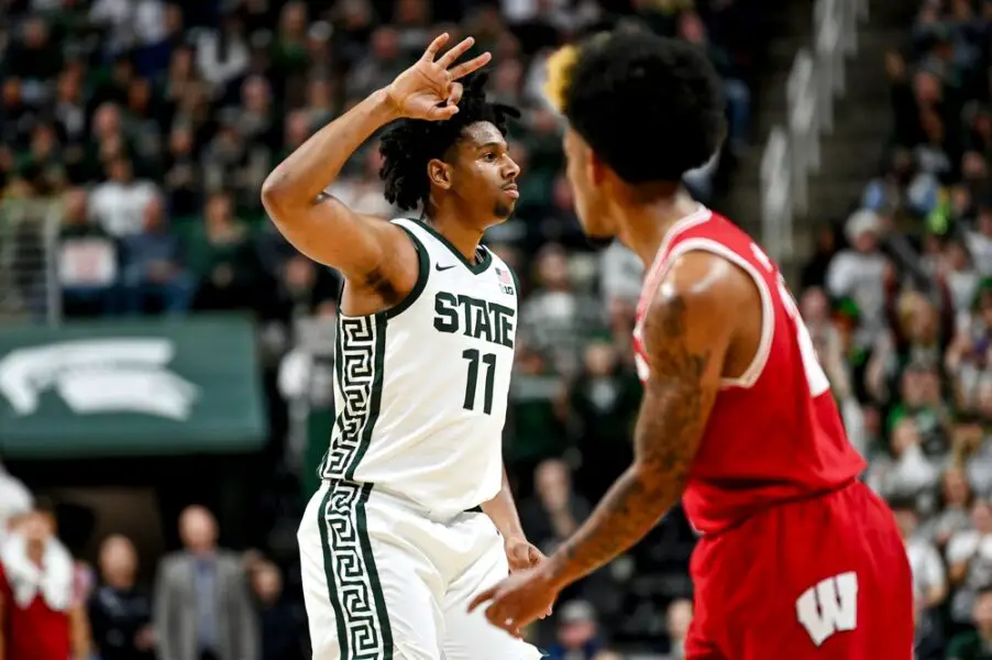 Wisconsin Badgers Michigan State Spartans