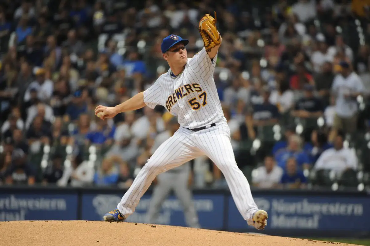 Milwaukee Brewers starter Chase Anderson