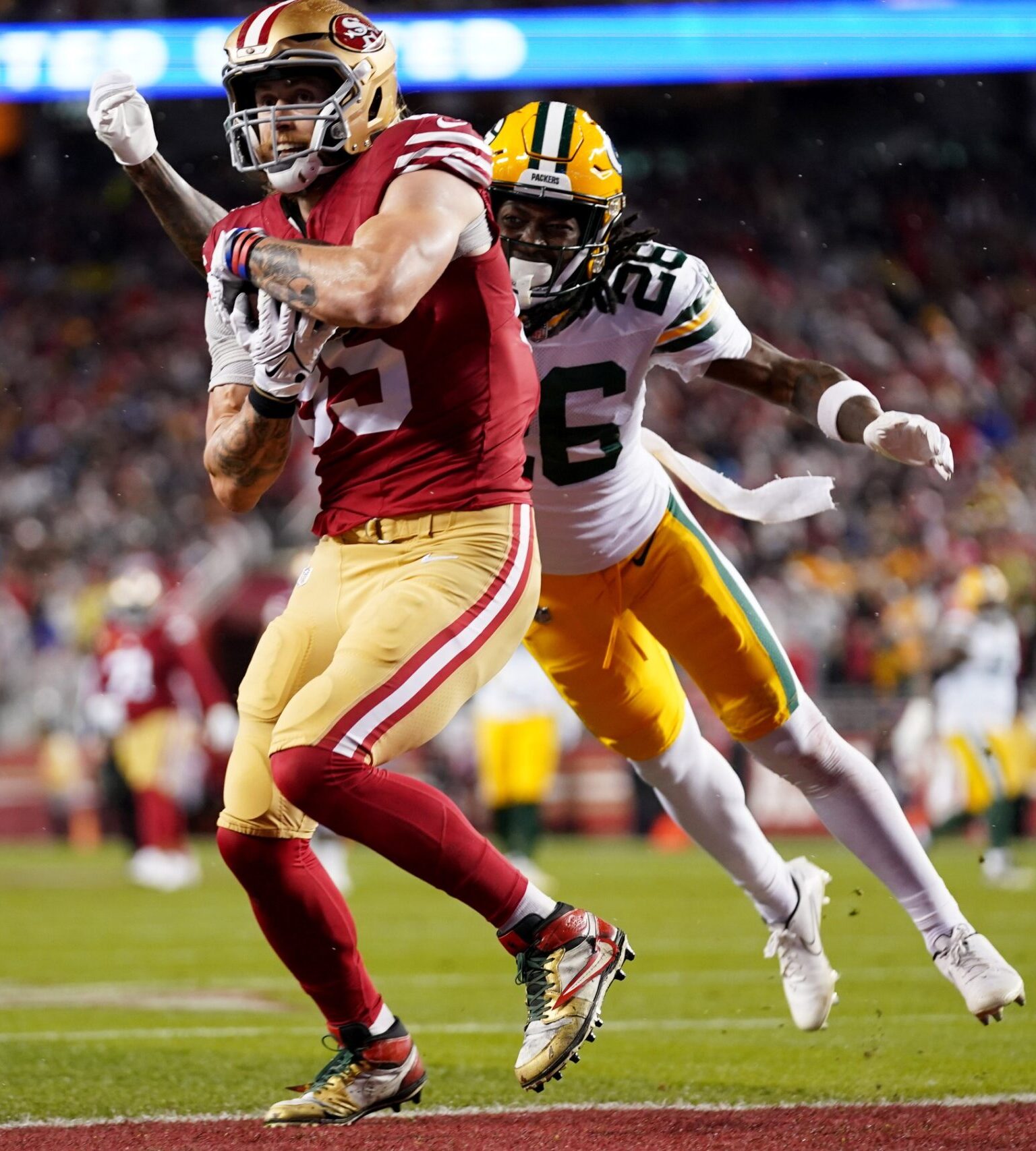 Green Bay Packers, San Francisco 49ers, George Kittle