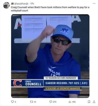 The Craig Counsell Meme Curveball: 1000s Of Brewers Fans Strike With Humor