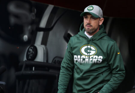 Jan 19, 2020; Santa Clara, California, USA; Green Bay Packers head coach Matt LaFleur before the Packers play against the San Francisco 49ers in the NFC Championship Game at Levi's Stadium. Mandatory Credit: Cary Edmondson-USA TODAY Sports