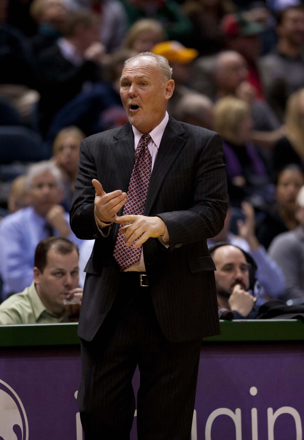 Former Milwaukee Bucks head coach George Karl