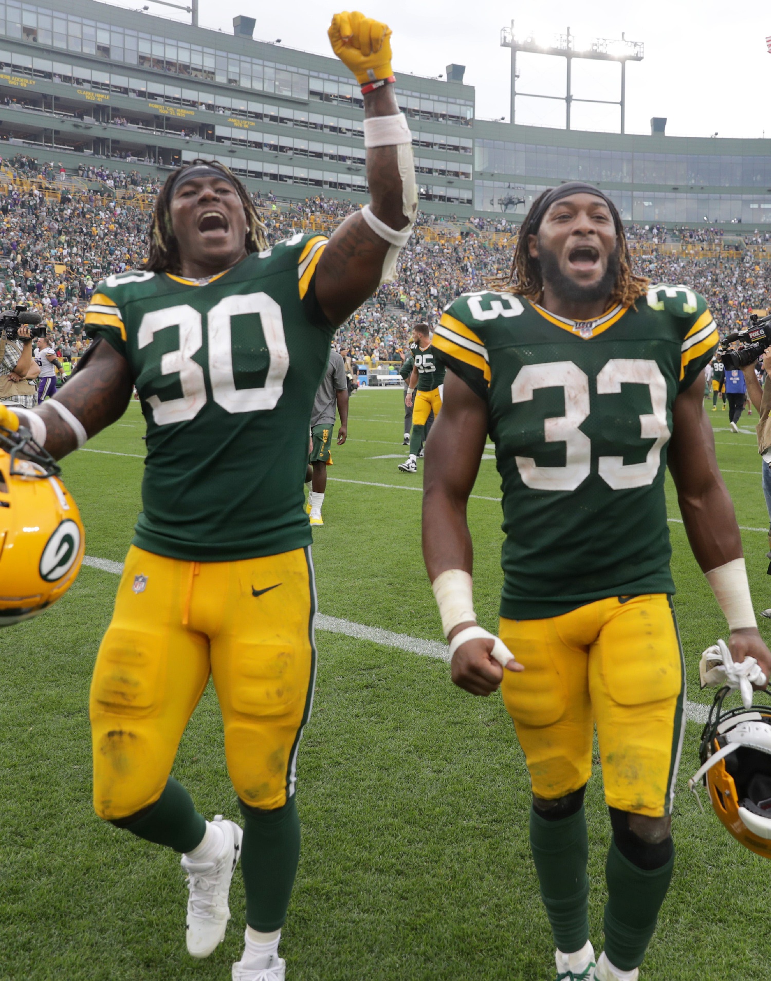 Green Bay Packers, Jamaal Williams, Aaron Jones