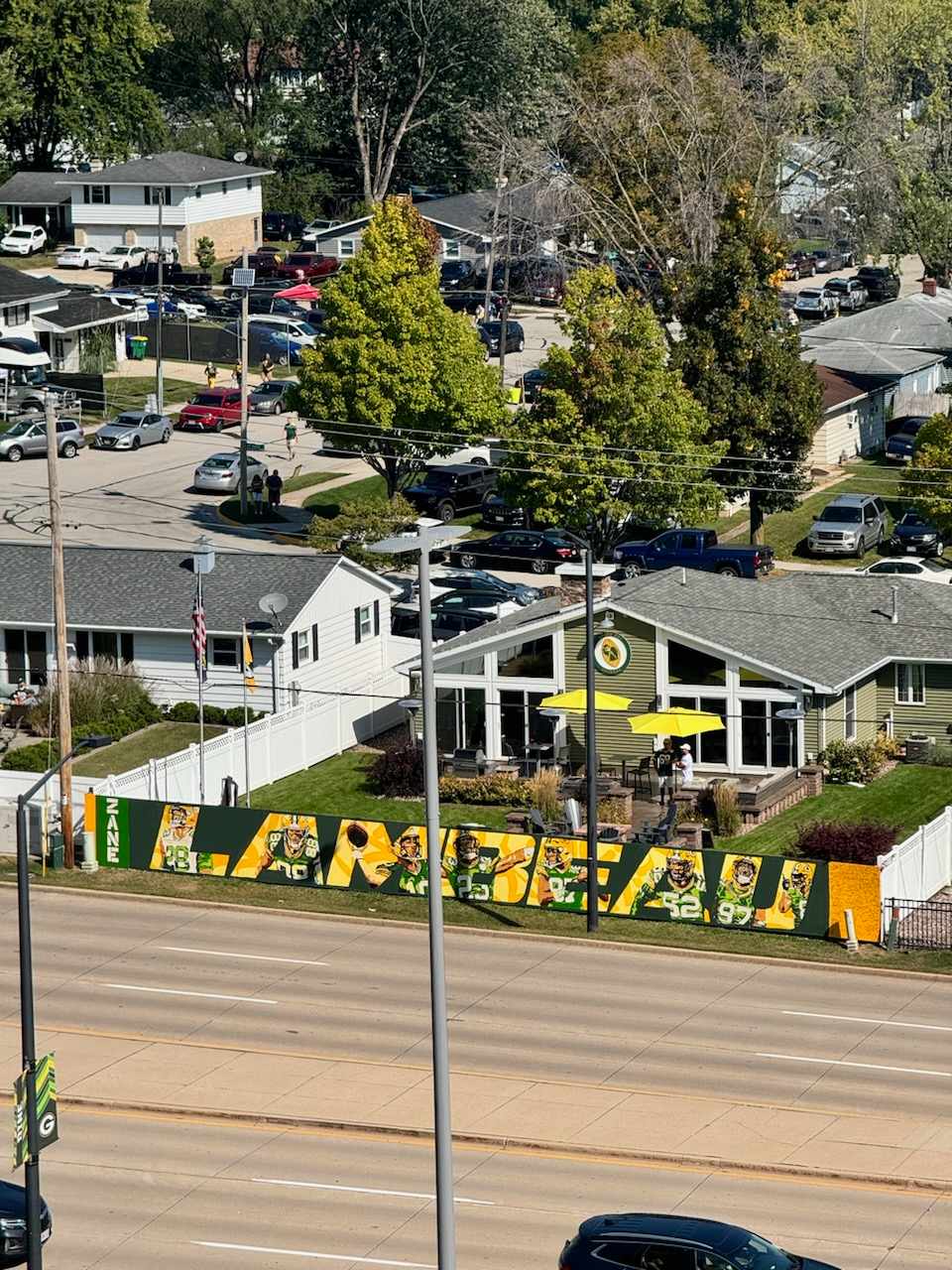 Green Bay Packers fence