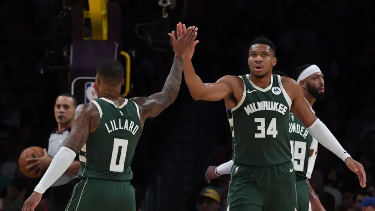 milwaukee bucks giannis antetokounmpo damian lillard