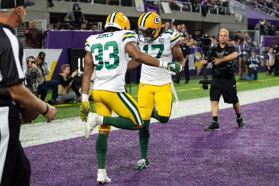 Green Bay Packers, Aaron Jones, Davante Adams