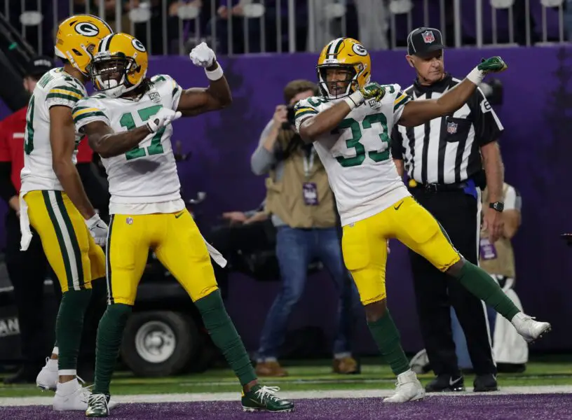 Green Bay Packers, Aaron Jones, Davante Adams