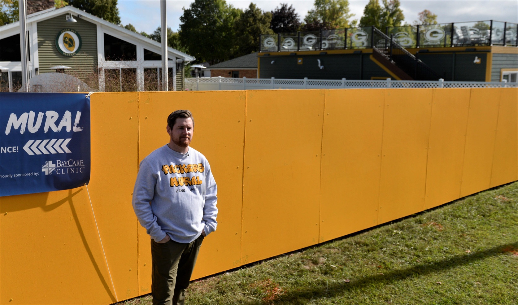 Green Bay Packers fence, Zane Statz