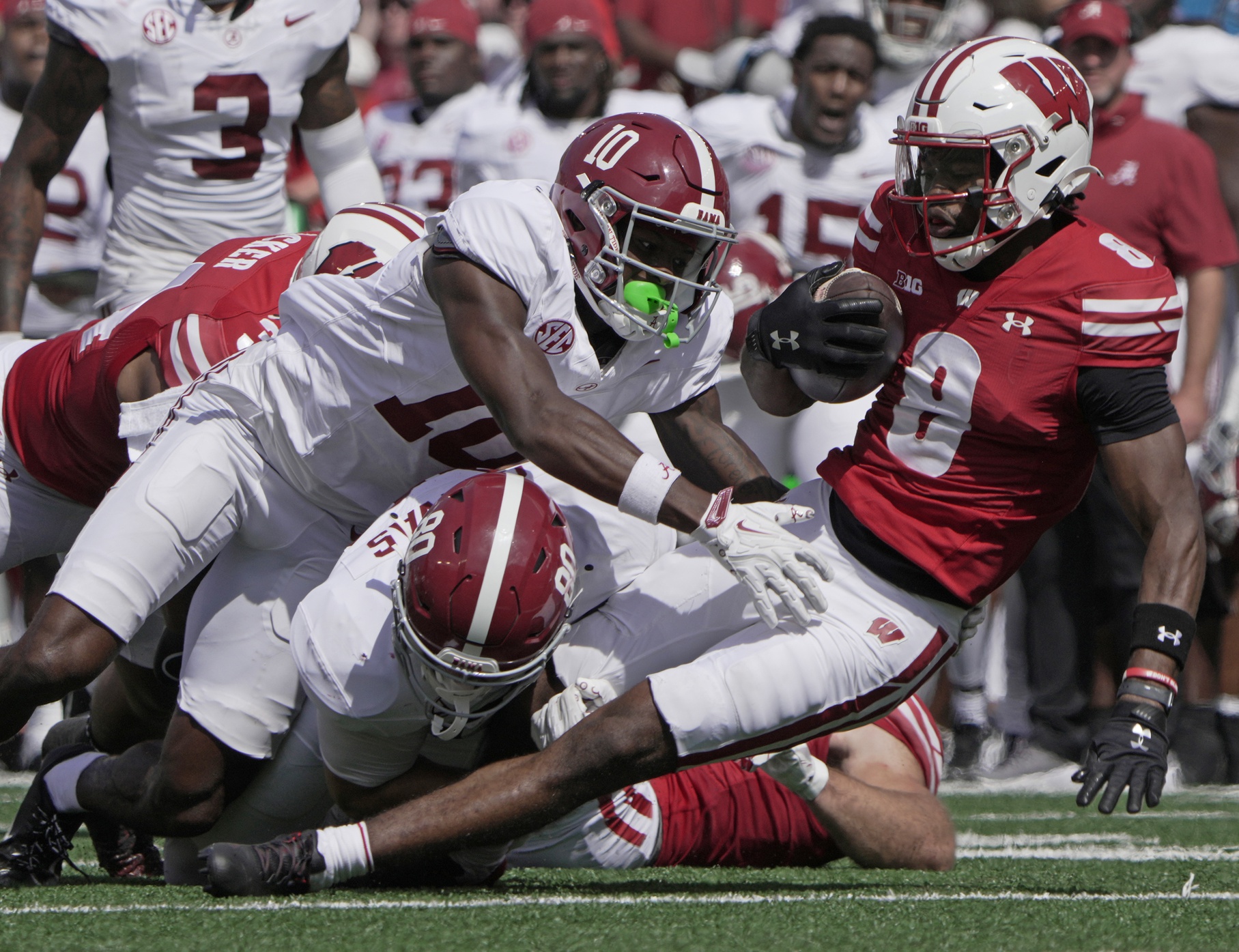 Wisconsin Football, Alabama Crimson Tide