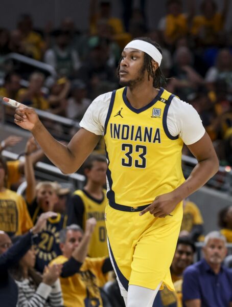 Milwaukee Bucks: Myles Turner Names Dallas Icon His Favorite Childhood Great, Talks Emojis, Pets & More in Cozy Q&A 2 Myles Turner, Milwaukee Bucks, Bucks news