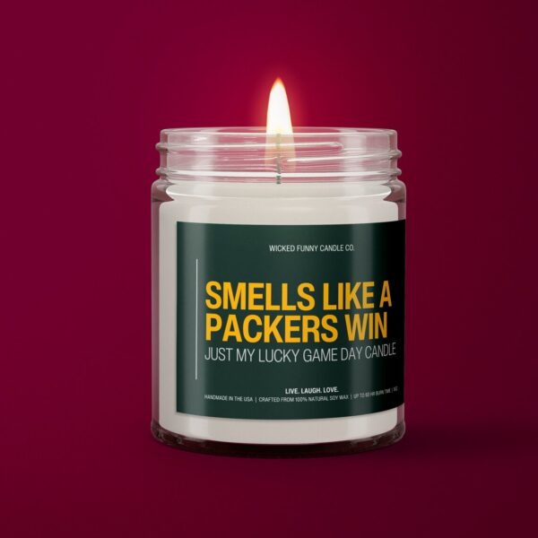 Green Bay Packers "Smells Like a Packers Win" Candle