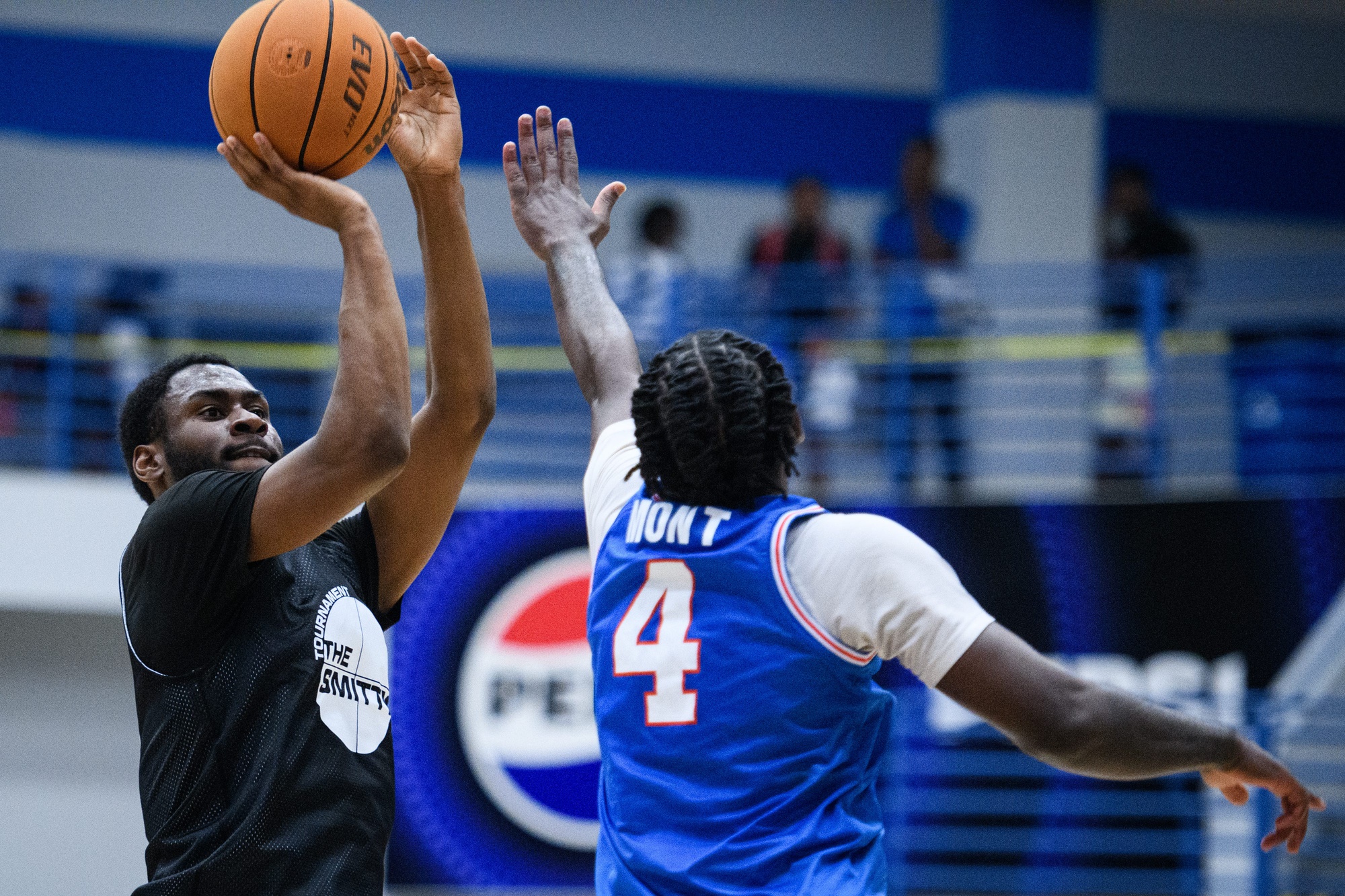 Fayetteville native, NBA player Dennis Smith Jr. in partnership with the Two-Six Project host the Third annual Smithway Invitational at Capel Arena on Fayetteville State University on Friday, July 5, 2024. © Andrew Craft / USA TODAY NETWORK Bucks