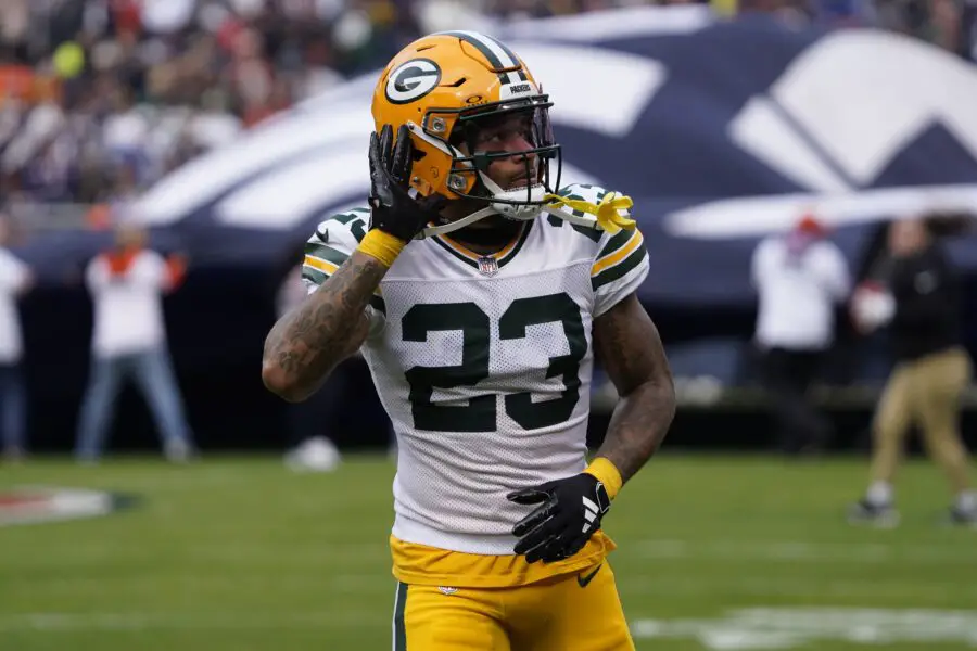 Green Bay Packers cornerback Jaire Alexander (23)