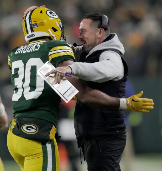 Green Bay Packers head coach Matt LaFleur