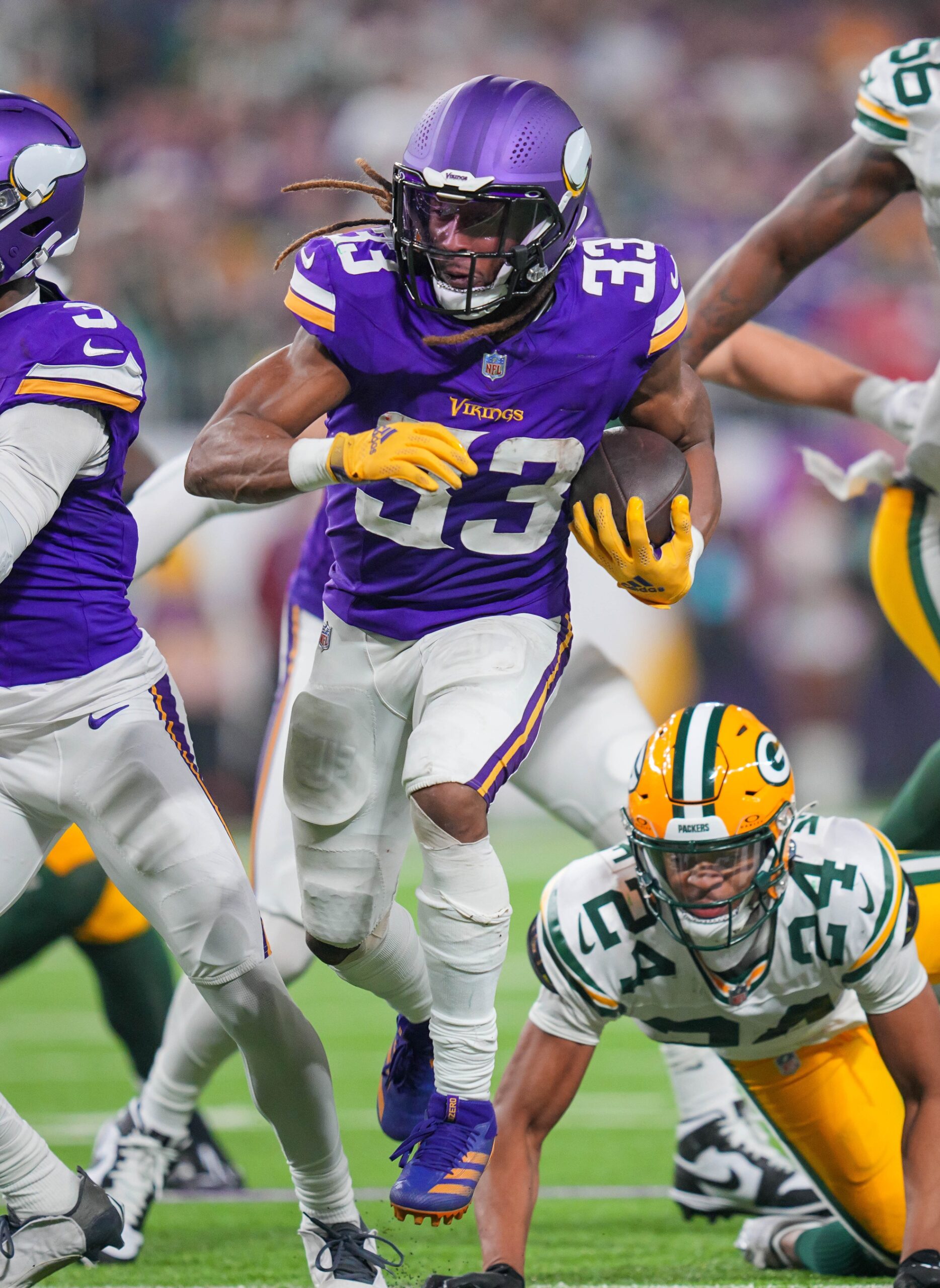 Green Bay Packers, Aaron Jones, Minnesota Vikings