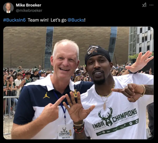 New Marquette University athletic director Mike Broeker