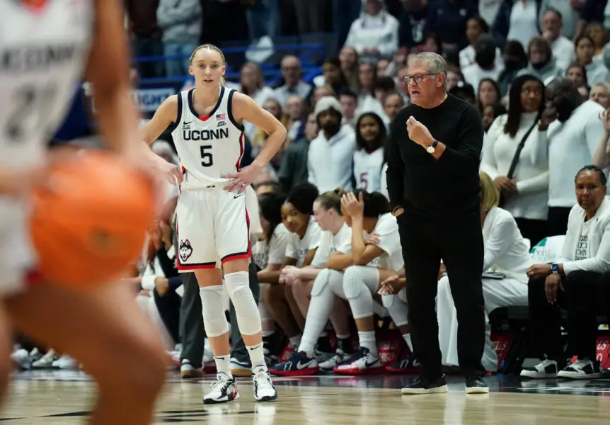 UConn Huskies coach Geno Auriemma