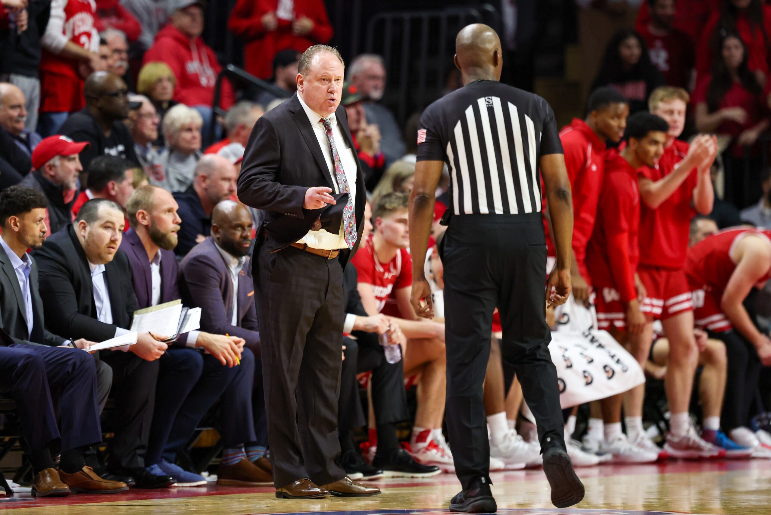 Wisconsin Basketball, Rutgers Scarlet Knights. Greg Gard