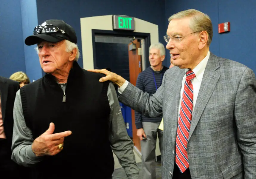 Bud Selig, Bob Uecker, Milwaukee Brewers