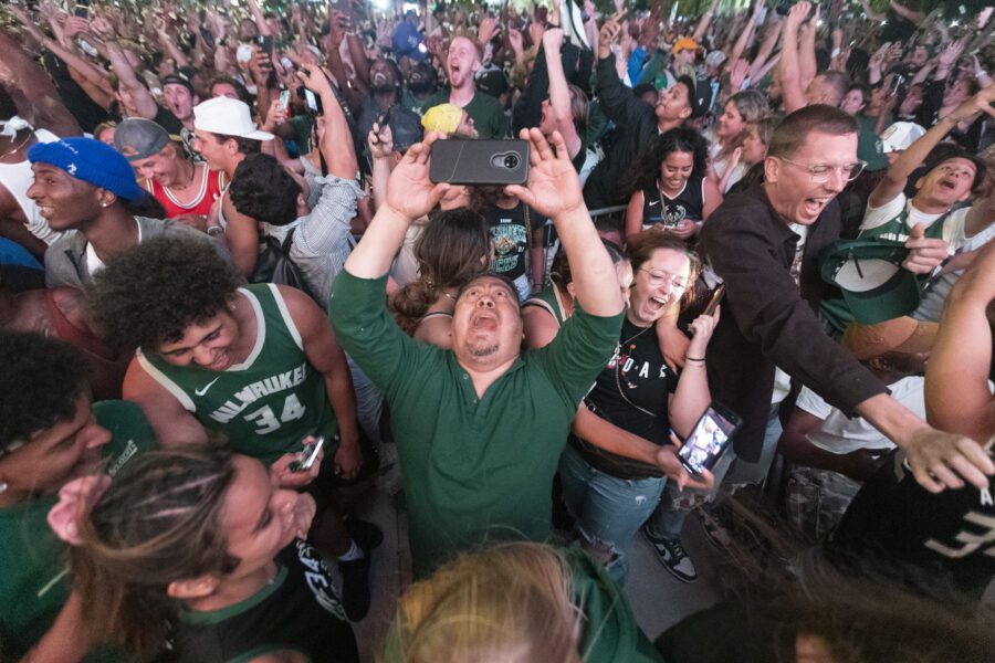 Giannis Antetokounmpo Speaks Up on Huge Khris Middleton Trade News, Ending Their 12-Partnership - 'For Me, It’s a Little Bit Bigger Than Business' 2 Milwaukee Bucks 2021 championship