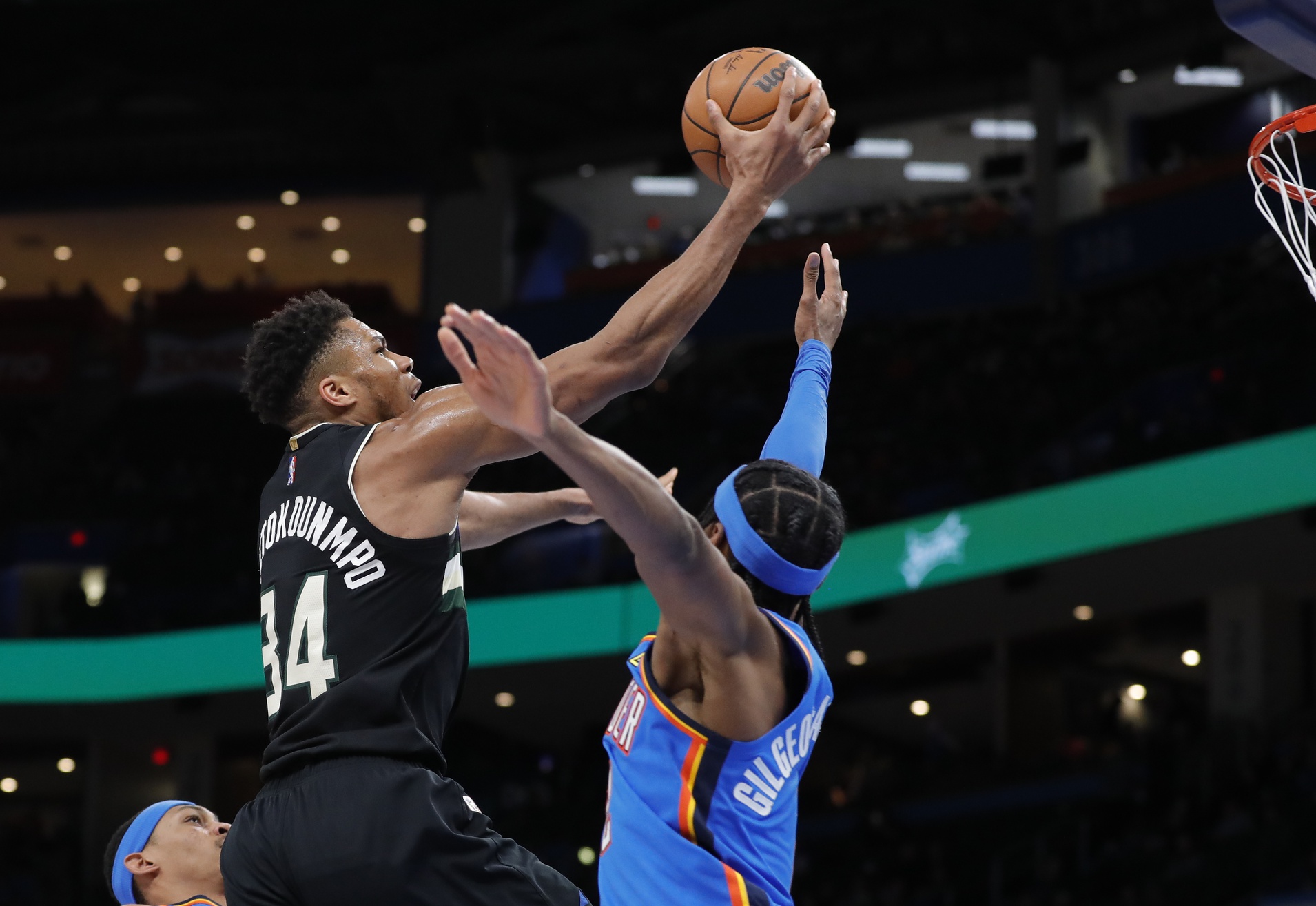 Giannis Antetokounmpo, Shai-Gilgeous-Alexander, Milwaukee Bucks, Oklahoma City Thunder