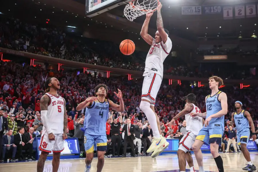 St. John's Red Storm Marquette Golden Eagles