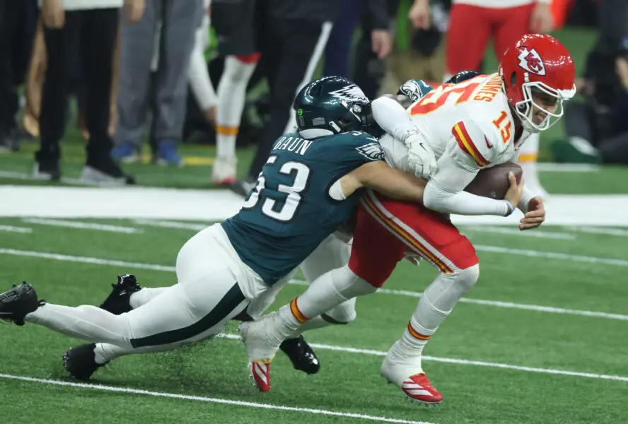 Zack Baun, Philadelphia Eagles vs Kansas City Chiefs