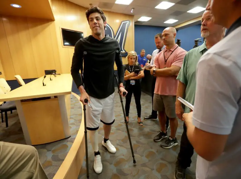 Brewers News: Christian Yelich Has the Most Optimistic Update on His Health Ahead of 2025 Opening - 'I Don’t Really Think I’ll Have Any Restrictions' 2 USATSI 13369500