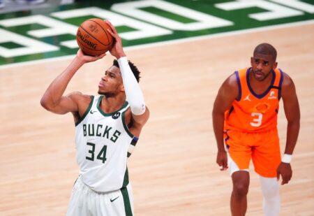 Milwaukee Bucks Ridiculously Predicted to Add Player Giannis Antetokounmpo Can’t Stand in 2025-26 Milwaukee Bucks, Giannis Antetokounmpo, Chris Paul